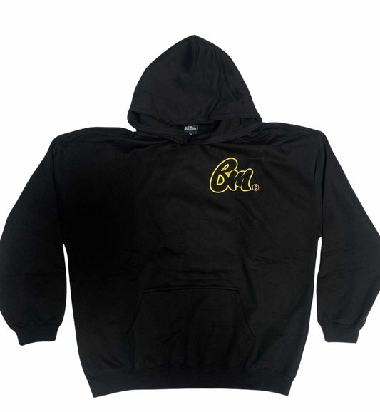 MIDWINTER HOODIE - BLACK/YELLOW